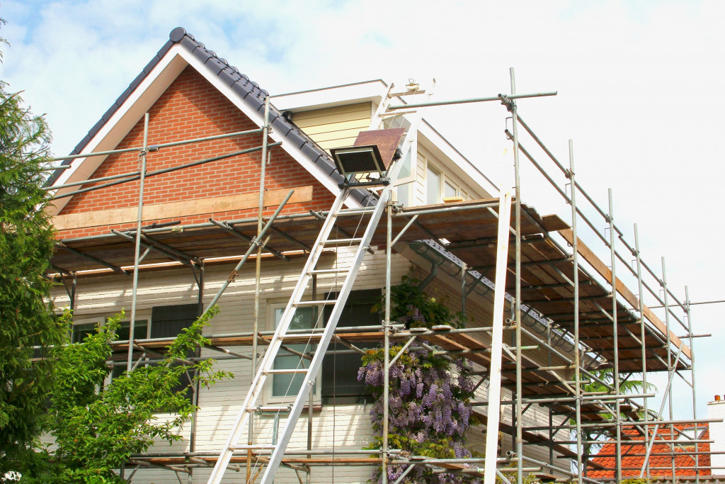 exterior renovation of modern home