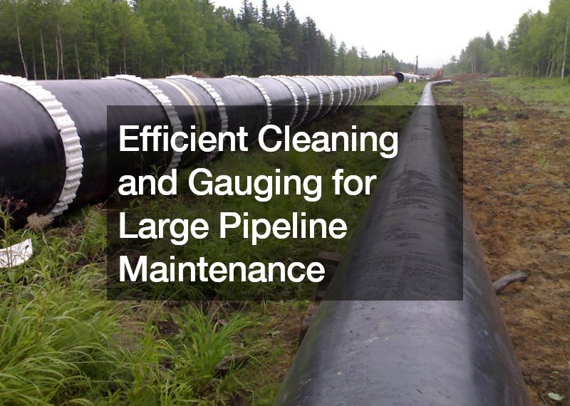 Efficient Cleaning and Gauging for Large Pipeline Maintenance